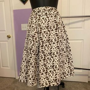 Vintage patterned full skirt